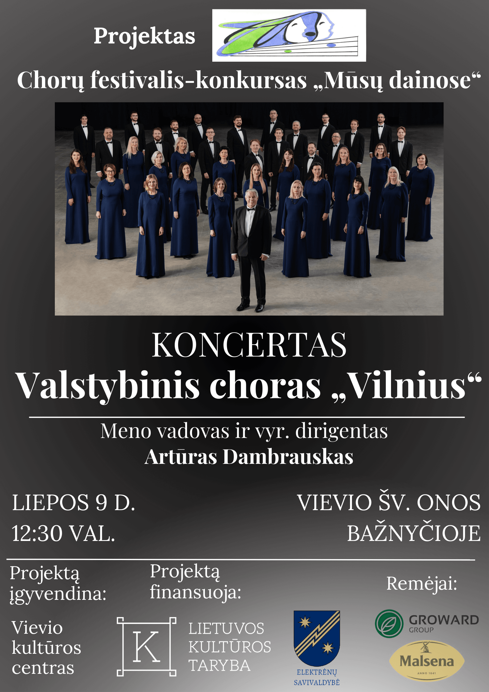 Valstybinio choro “Vilnius” koncertas Vievyje